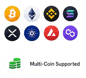 Multi-Coin Supported